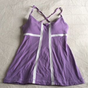 Lululemon purple yoga top